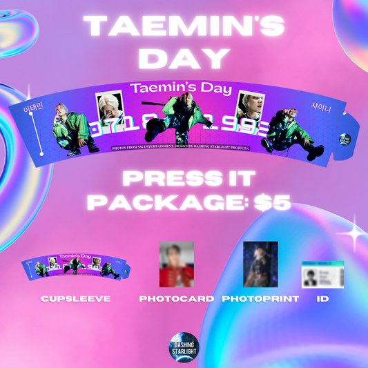 Taemin’s Day Packages