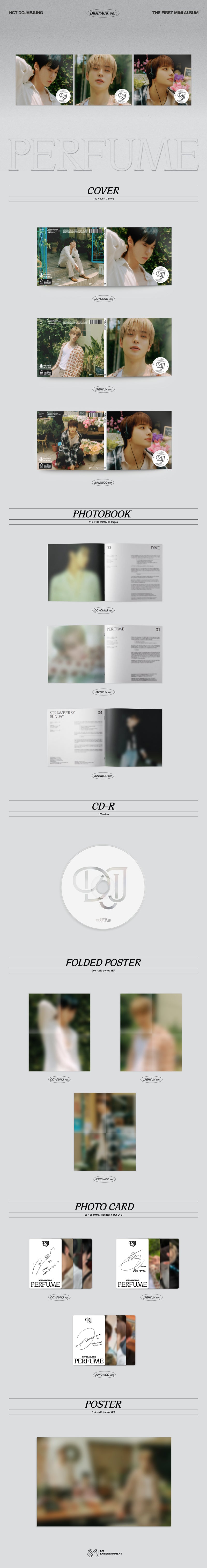 NCT DOJAEJUNG - The 1st Mini Album [Perfume] (Digipack Ver.)(Random Ver.)