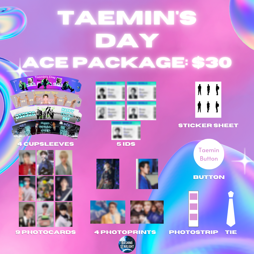 Taemin’s Day Packages