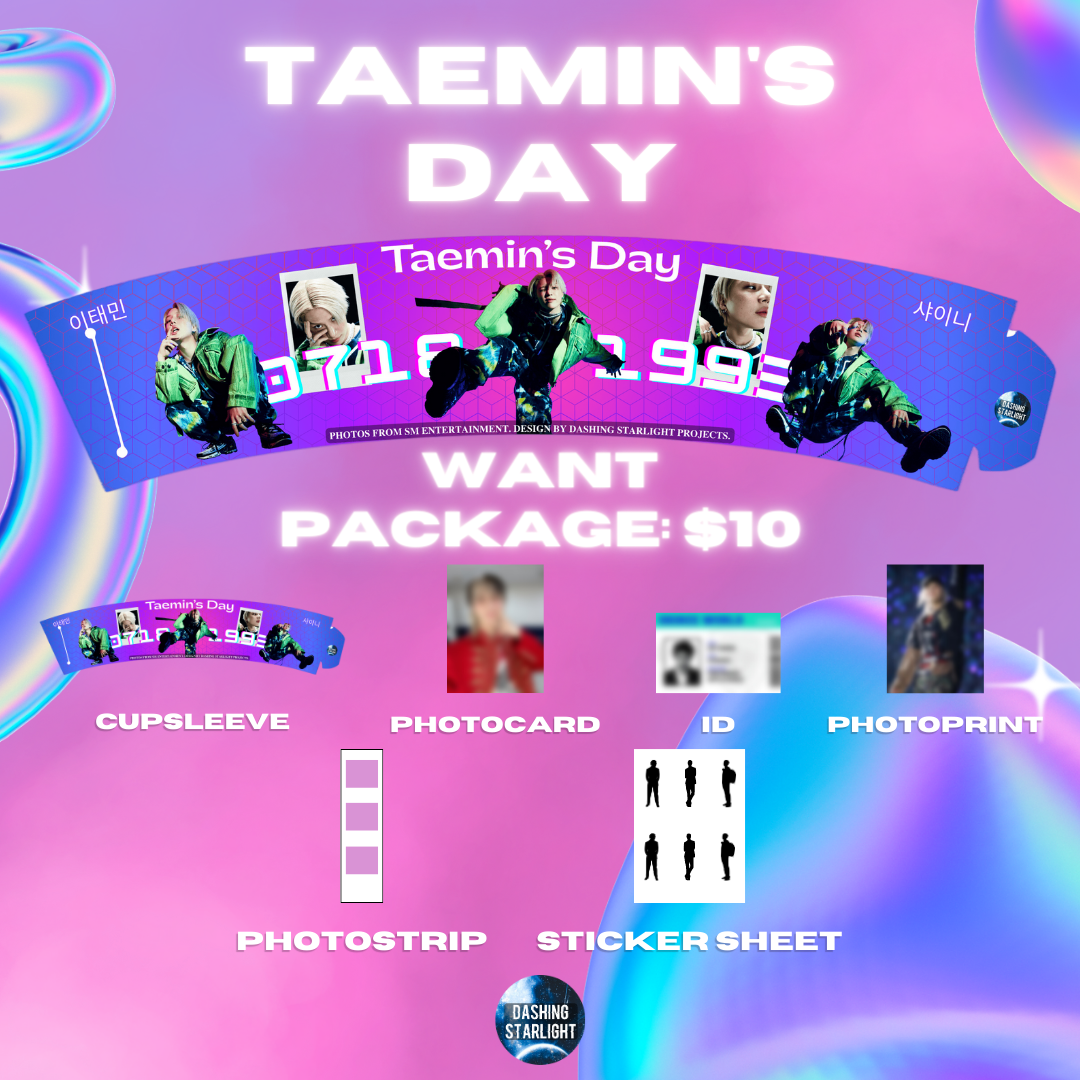 Taemin’s Day Packages